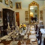 The summer dining room.